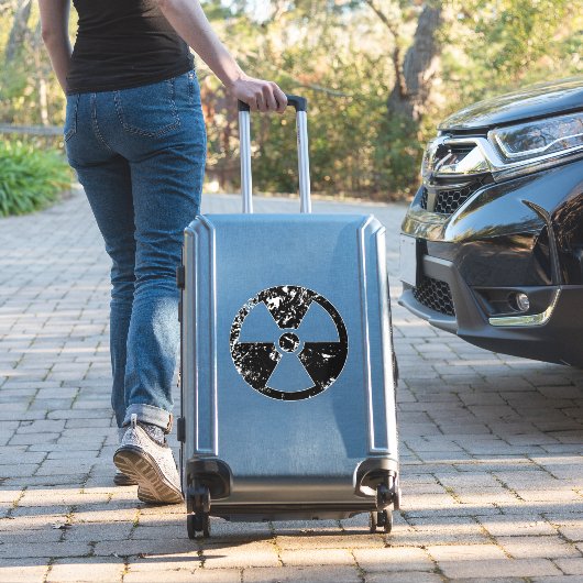 Nucleair radioactief teken sticker (Koffer Insitu)