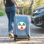 Nucleair radioactief teken sticker (Koffer Insitu)