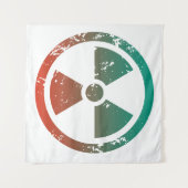 Nucleair radioactief teken wandkleed (Voorkant (horizontaal))
