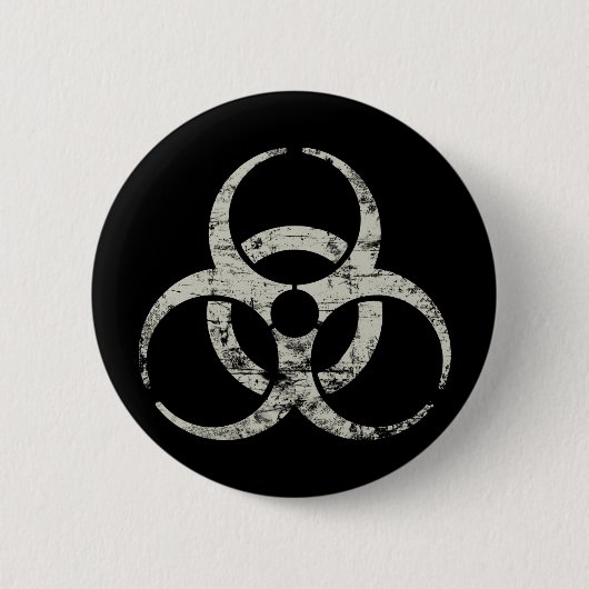 nucleair symbool ronde button 5,7 cm (Voorkant)