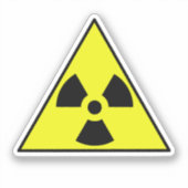 Nucleair symbool sticker (Voorkant)