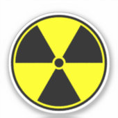 Nucleair symbool sticker (Voorkant)