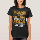 nucleair technicus t-shirt (Voorkant)