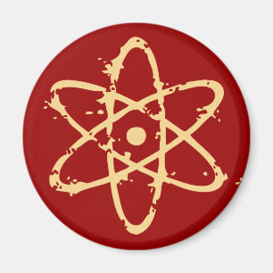 Nucleaire atomen! magneet