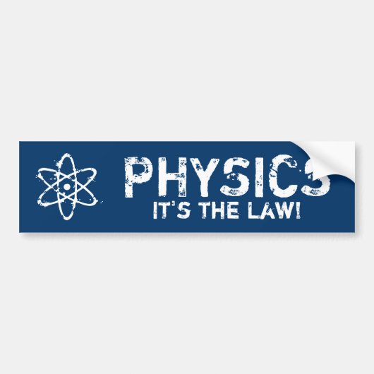 Nucleaire Atoomenergie! Bumpersticker (Voorkant)