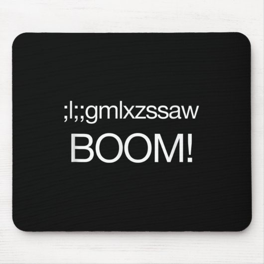 Nucleaire bom US Strategic Command Grappig Quote K Muismat (Voorkant)