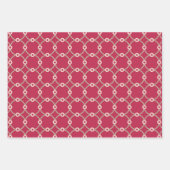 Nucleaire connectiviteit - magenta - naadloos patr inpakpapier vel (Voorkant 2)