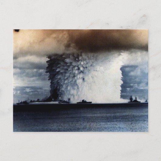 NUCLEAIRE EXPLOSIE BRIEFKAART (Voorkant)