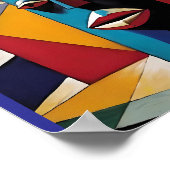 Nucleaire familie in het winkelcentrum - Ken Gage Poster (Hoek)