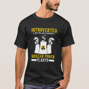 Nucleaire geneeskunde Radioactieve Nucleaire Ingen T-shirt