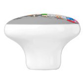 Nucleaire handpalmen Stewardess Party keramische s Keramische Knop (Zijkant)