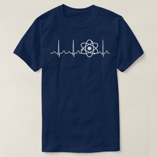 Nucleaire ingenieur Heartbea T-shirt (Design voorkant)