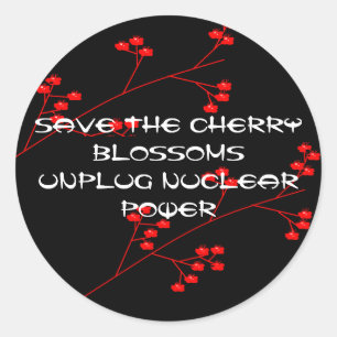 NUCLEAIRE NUCLEAIRE ENERGIE UNPLUIMEN RONDE STICKER
