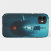 Nucleaire onderzeeërs in diep water Case-Mate iPhone case (Achterkant (horizontaal))