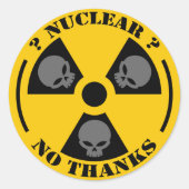 Nucleaire Sticker (Voorkant)