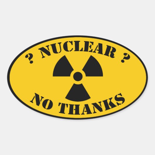 Nucleaire Sticker (Voorkant)