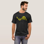 Nucleaire straling DNA Tsjernobyl Fallout Hazard R T-shirt (Voorkant volledig)