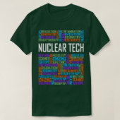 Nucleaire technische woorden t-shirt (Design voorkant)