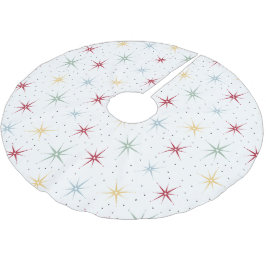 Nucleaire tijdperk: springpatroonpatroon midden ee kerstboom rok