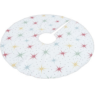 Nucleaire tijdperk: springpatroonpatroon midden ee kerstboom rok