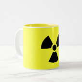 Nucleaire Trefolie Tweekleurige Koffiemok (Voorkant links)