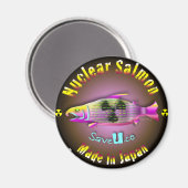 Nucleaire zalm magneet (Voorkant / Achterkant)