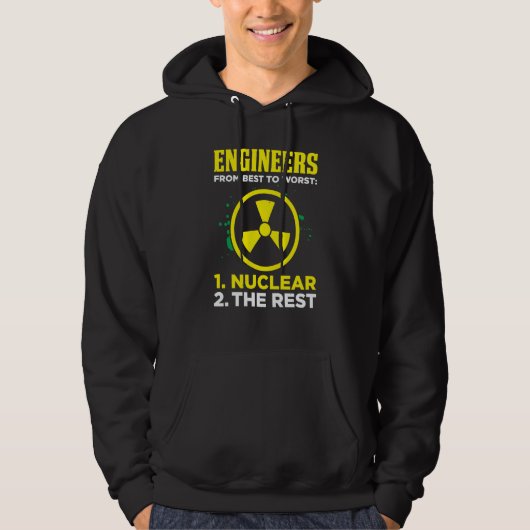 Nuclear Engineer Engineers Student Nuclear Technic Hoodie (Voorkant)