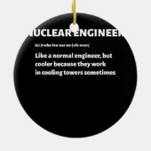 Nuclear Engineer Funny Definition koeltorens Keramisch Ornament (Achterkant)