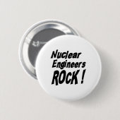 Nuclear Engineers Rock! Knoop Ronde Button 5,7 Cm (Voorkant /achterkant)