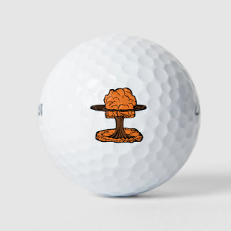 Nuclear Explosion Mushroom Cloud Golfballen