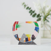 Nuclear I, CH, 1945, door Laszlo Moholy-Nagy Briefkaart (Staand voorkant)