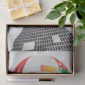 Nuclear I, CH, 1945, door Laszlo Moholy-Nagy Tissuepapier (Geschenk)