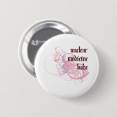 Nuclear Medicine Babe Ronde Button 5,7 Cm (Voorkant /achterkant)