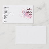 Nuclear Medicine Babe Visitekaartje (Voorkant / Achterkant)