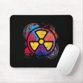 Nuclear Medicine Radiation Symbol Colorful Radiolo Muismat (Met muis)