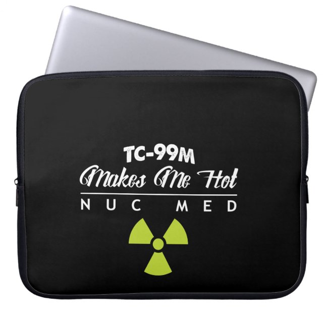 Nuclear Medicine TC-99M maakt me warm Laptop Sleeve (Voorkant)