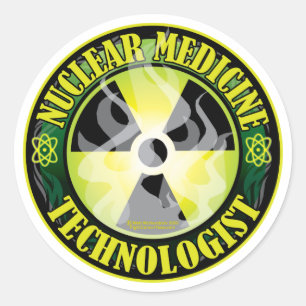 Nuclear Medicine Tech 2 Ronde Sticker