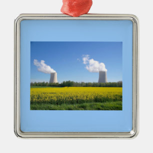 Nuclear power plant - Kerncentrale Metalen Ornament