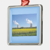 Nuclear power plant - Kerncentrale Metalen Ornament (Links)