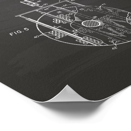 Nuclear Water Jet Engine 1959 Art Chalkboard Poster (Hoek)