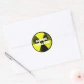 nuclear weapons ronde sticker (Envelop)