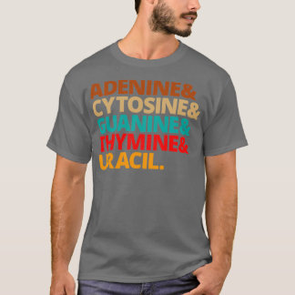 Nucleobases Biology Teacher DNA Bioloog T-shirt