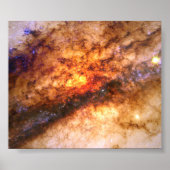 Nucleus van Galaxy Centaurus A Poster (Voorkant)