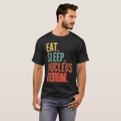Nucleus Vision Crypto Eat Sleep Nucleus Vision Rep T-shirt (Voorkant volledig)