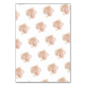 Nude Romantic Waterverf Florals Wedding Kaart (Achterkant)