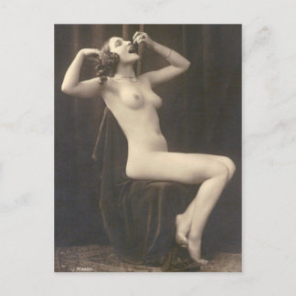 Nude Woman French Briefkaart