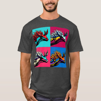 Nudiberanch Art Trendy Marine Life T-shirt
