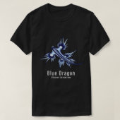 Nudibranch Blue Dragon Zee Slug Ocean Scuba Diver T-shirt (Design voorkant)