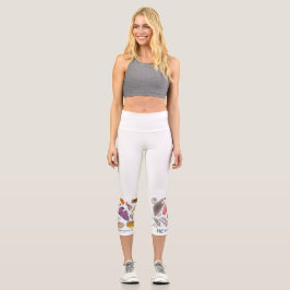 Nudibranch Capri-Leggings