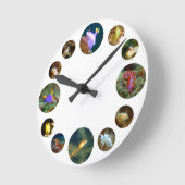 Nudibranch Clock Ronde Klok (Hoek)